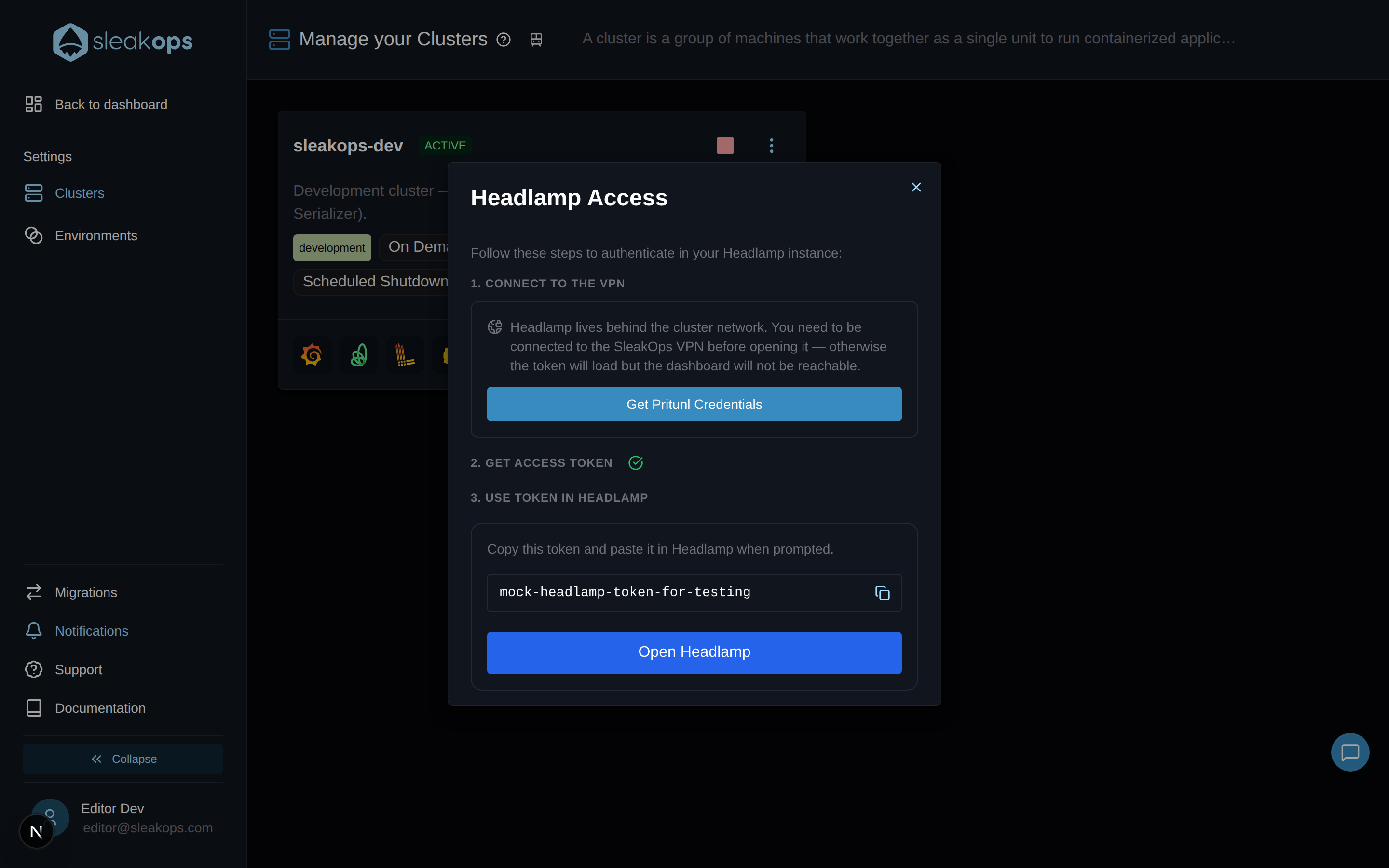 headlamp-token-dialog